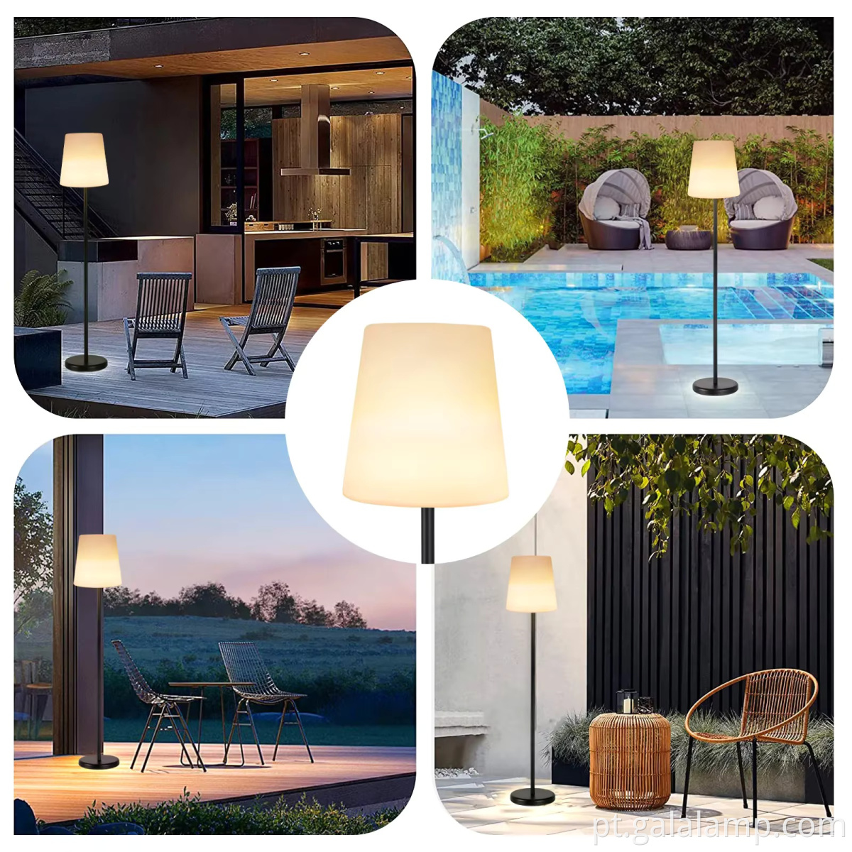 Lâmpada de piso externa regulável com controle remoto Dimmable-Outdoor-Floor-Lamp-with-Remote-Contr